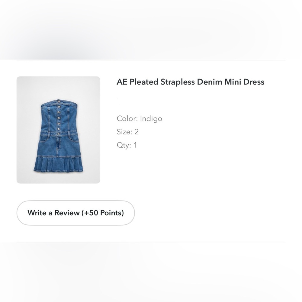 American Eagle Outfitters Blue Denim Skirt